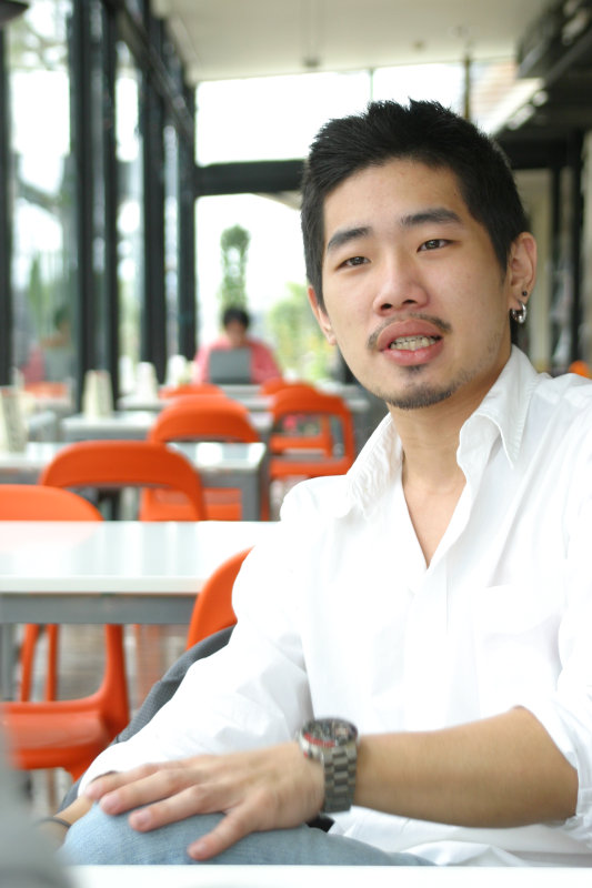 台中20號倉庫藝術特區藝術村2006-2009年橘園經營時期咖啡館藝廊聊天表情系列攝影邀請聊天表情20070311攝影照片214