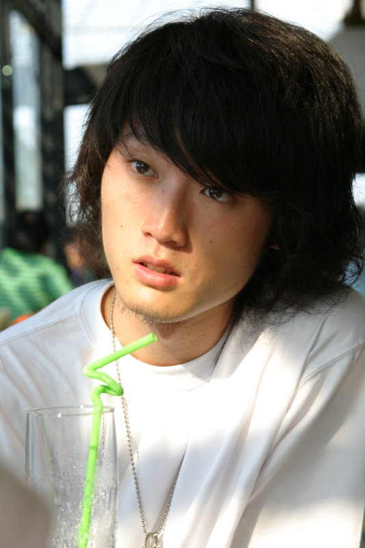 台中20號倉庫藝術特區藝術村2006-2009年橘園經營時期咖啡館藝廊聊天表情系列攝影邀請聊天表情20070428攝影照片53