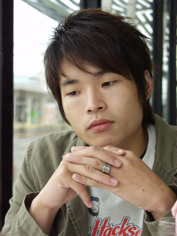 台中20號倉庫藝術特區藝術村2006-2009年橘園經營時期咖啡館藝廊聊天表情系列攝影邀請小明20060917攝影照片76