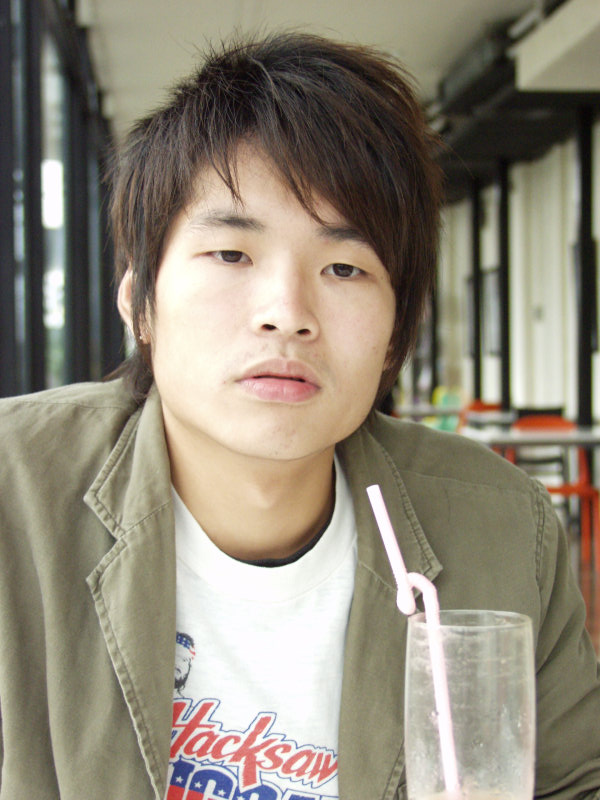 台中20號倉庫藝術特區藝術村2006-2009年橘園經營時期咖啡館藝廊聊天表情系列攝影邀請小明20060917攝影照片94