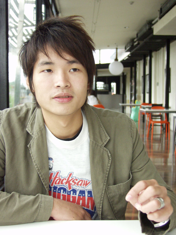 台中20號倉庫藝術特區藝術村2006-2009年橘園經營時期咖啡館藝廊聊天表情系列攝影邀請小明20060917攝影照片114