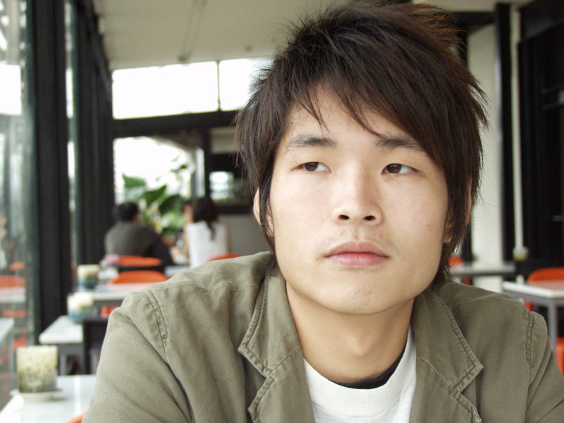 台中20號倉庫藝術特區藝術村2006-2009年橘園經營時期咖啡館藝廊聊天表情系列攝影邀請小明20060917攝影照片121