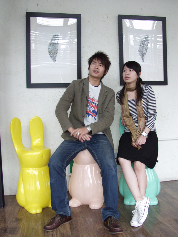 台中20號倉庫藝術特區藝術村2006-2009年橘園經營時期咖啡館藝廊聊天表情系列攝影邀請小明20060917攝影照片128