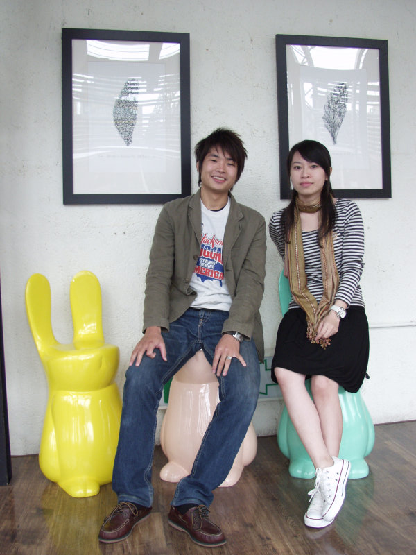 台中20號倉庫藝術特區藝術村2006-2009年橘園經營時期咖啡館藝廊聊天表情系列攝影邀請小明20060917攝影照片132