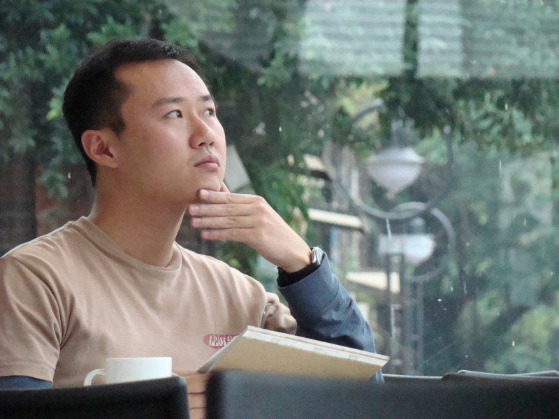 台中20號倉庫藝術特區藝術村2006-2009年橘園經營時期咖啡館藝廊聊天表情系列攝影邀請閱讀20081123攝影照片4