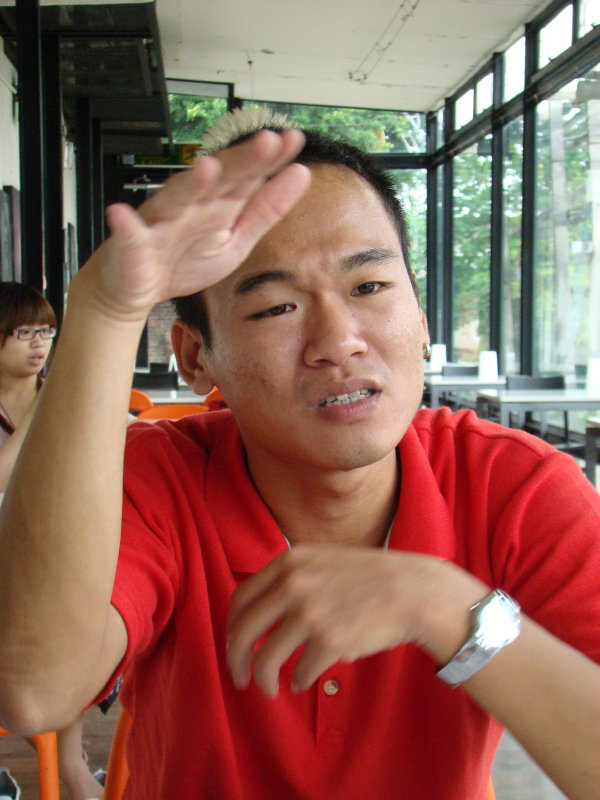 台中20號倉庫藝術特區藝術村2006-2009年橘園經營時期咖啡館藝廊聊天表情系列攝影邀請駐站藝術家張育嘉20080817攝影照片21