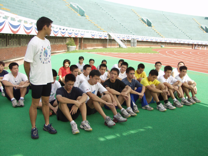台灣體育運動大學運動攝影大豐裝訂田徑隊訓練20030615攝影照片11
