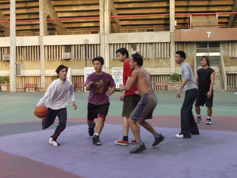 台灣體育運動大學運動攝影籃球場20020212(體育場旁)攝影照片15