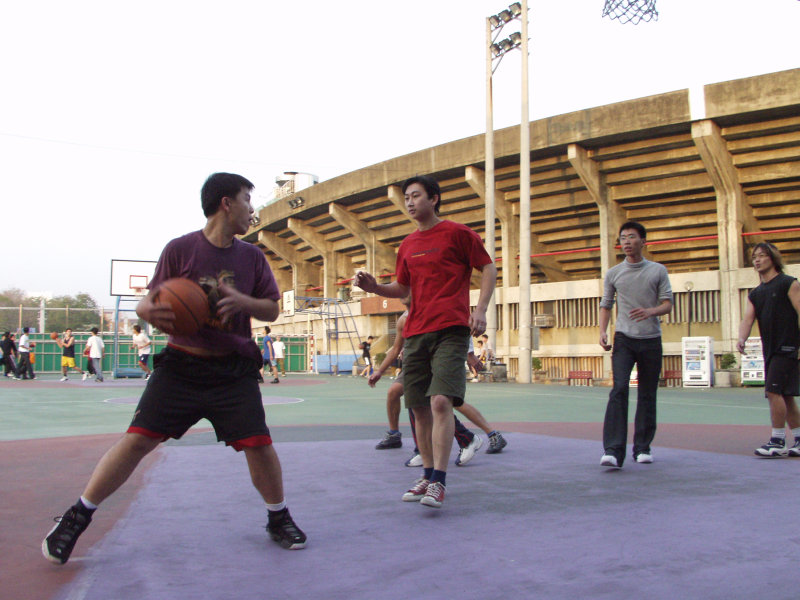 台灣體育運動大學運動攝影籃球場20020212(體育場旁)攝影照片16