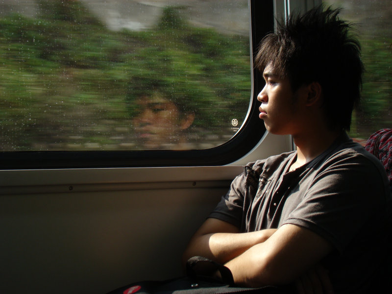 台灣鐵路旅遊攝影700型阿福電車旅客攝影照片64