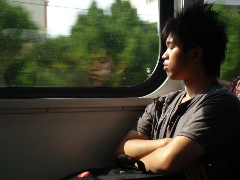 台灣鐵路旅遊攝影700型阿福電車旅客攝影照片71