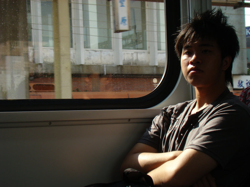 台灣鐵路旅遊攝影700型阿福電車旅客攝影照片75