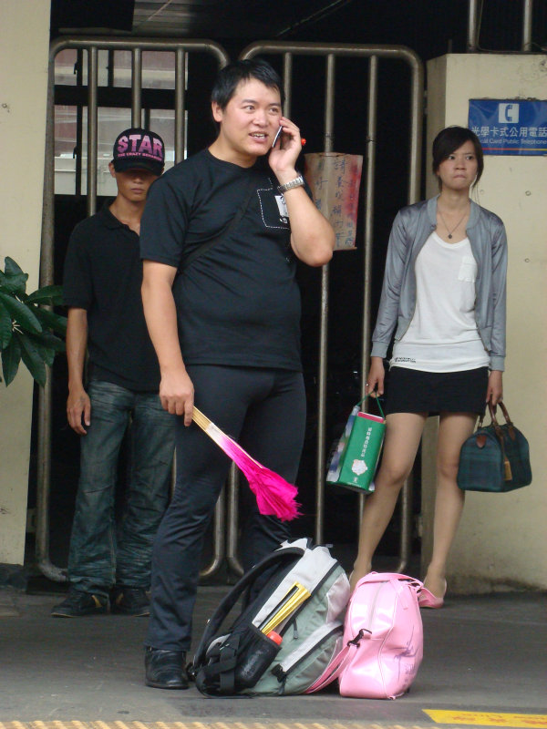 台灣鐵路旅遊攝影台中火車站扇子舞2009-07-25攝影照片17