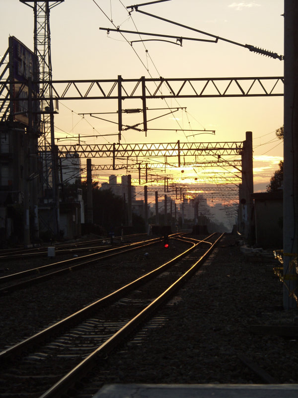 台灣鐵路旅遊攝影台中火車站月台景物篇2002攝影照片26