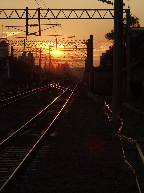 台灣鐵路旅遊攝影台中火車站月台景物篇2002攝影照片30
