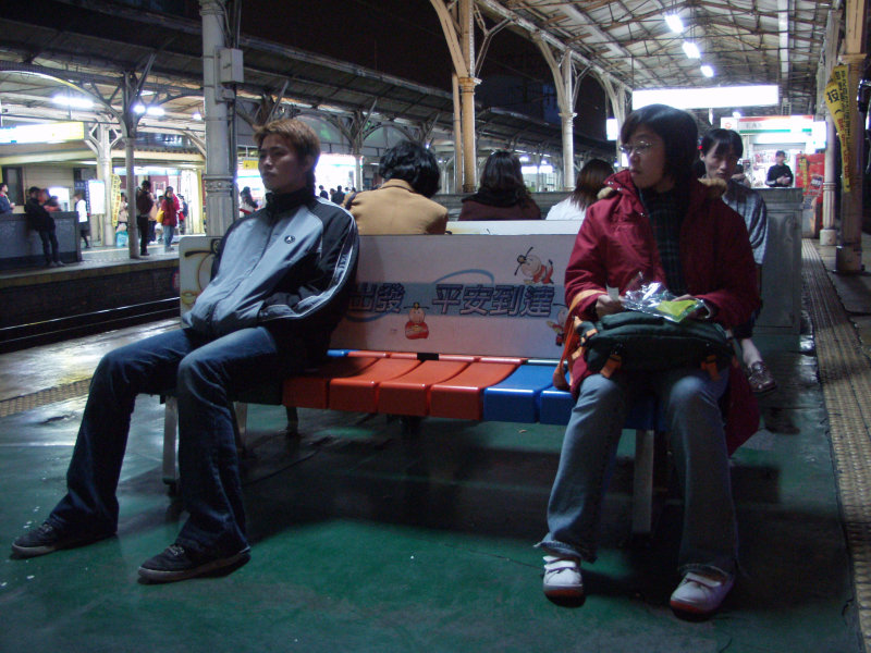 台灣鐵路旅遊攝影台中火車站月台景物篇2003攝影照片34