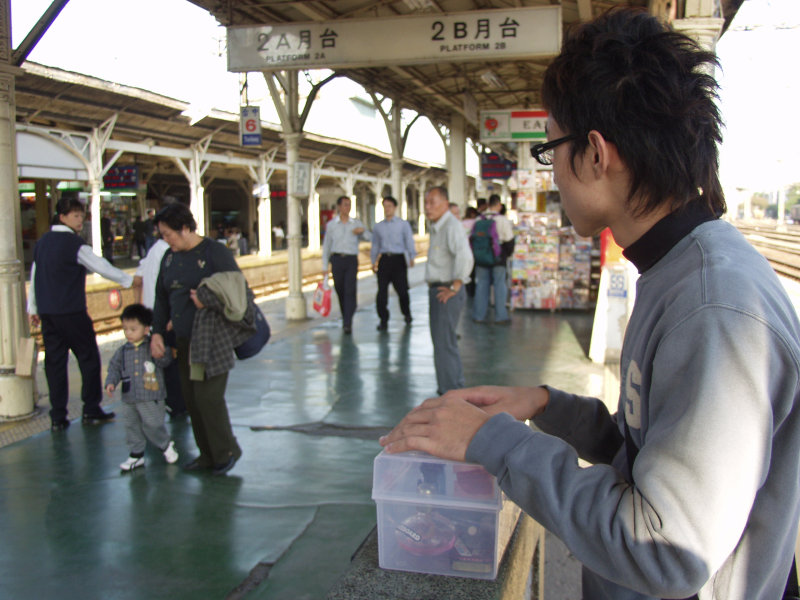 台灣鐵路旅遊攝影台中火車站月台景物篇2003攝影照片35