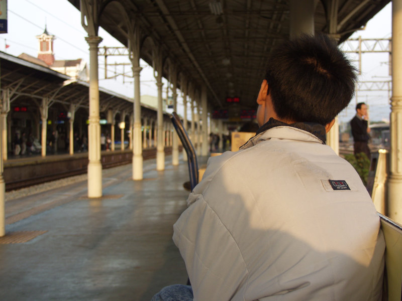 台灣鐵路旅遊攝影台中火車站月台景物篇2003攝影照片44