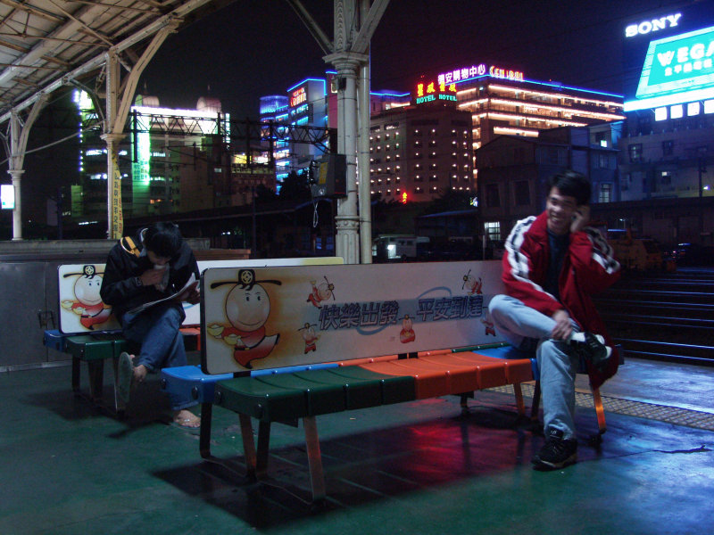 台灣鐵路旅遊攝影台中火車站月台景物篇2003攝影照片45