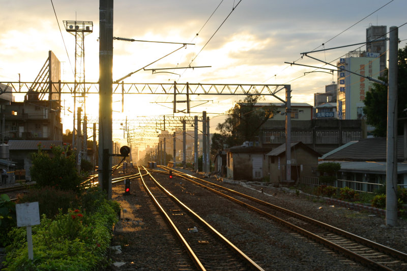 台灣鐵路旅遊攝影台中火車站月台景物篇2004攝影照片15