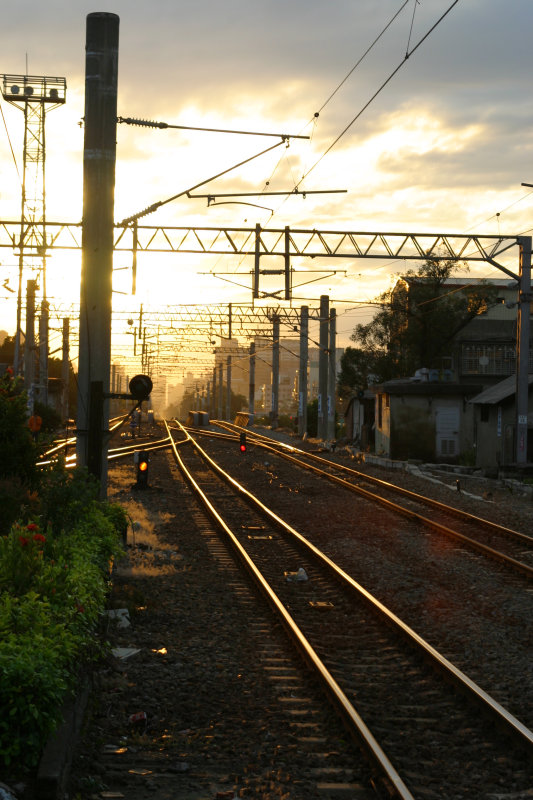 台灣鐵路旅遊攝影台中火車站月台景物篇2004攝影照片16