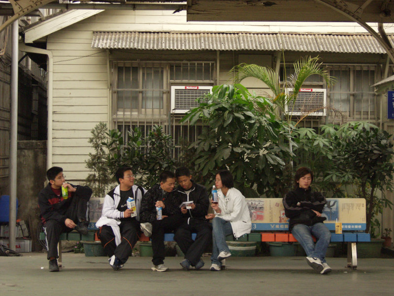 台灣鐵路旅遊攝影台中火車站月台景物篇2004攝影照片24
