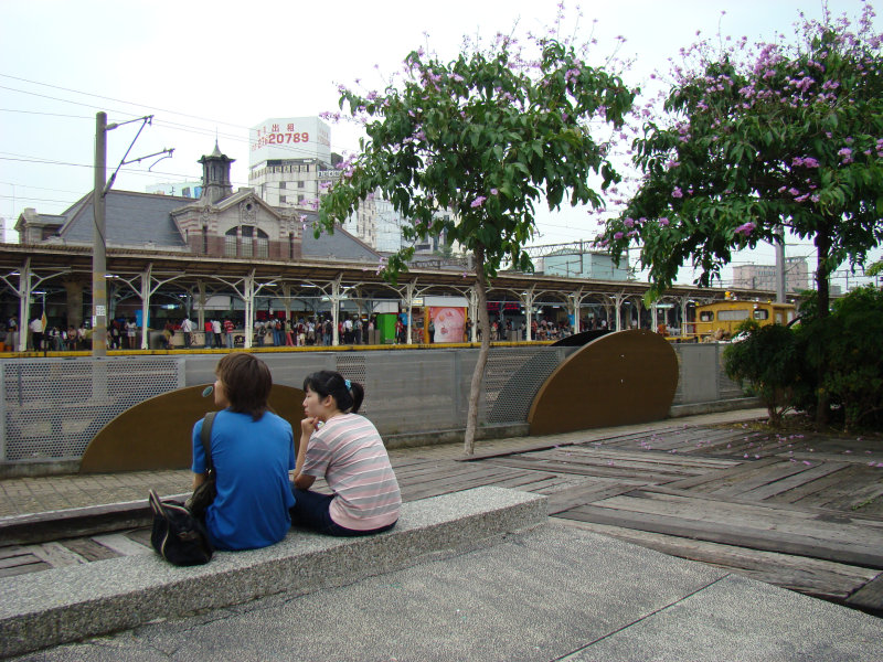 台灣鐵路旅遊攝影台中火車站月台景物篇2007-2008攝影照片1