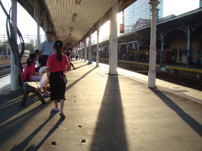 台灣鐵路旅遊攝影台中火車站月台景物篇月台風景2009-2010攝影照片4