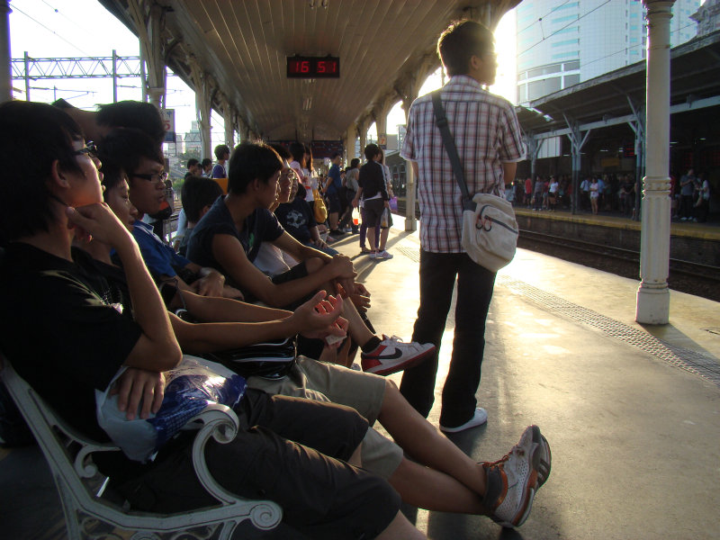 台灣鐵路旅遊攝影台中火車站月台景物篇月台風景2009-2010攝影照片6