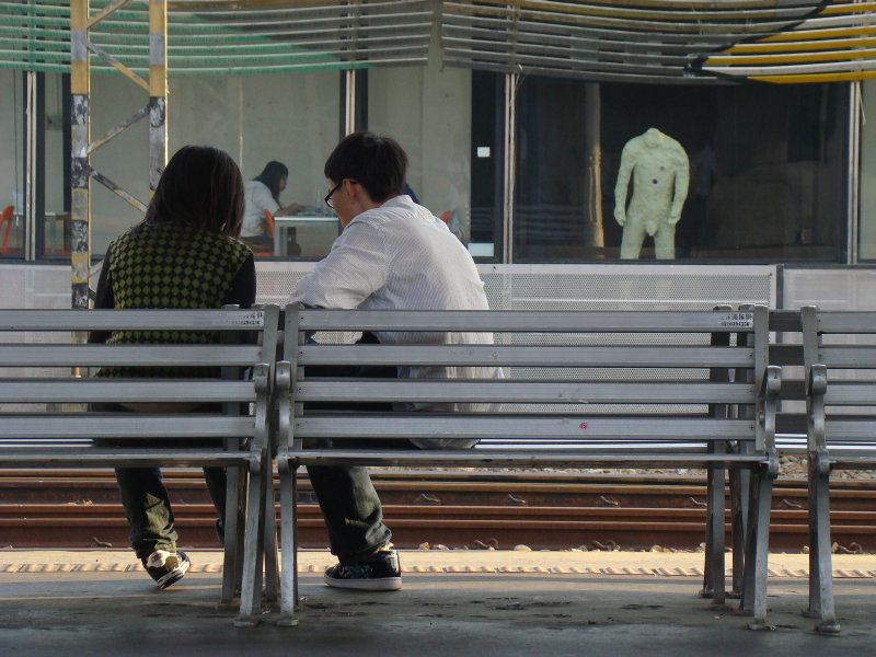 台灣鐵路旅遊攝影台中火車站月台景物篇月台風景2009-2010攝影照片10