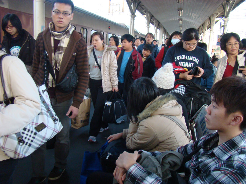 台灣鐵路旅遊攝影台中火車站月台景物篇月台風景2009-2010攝影照片18