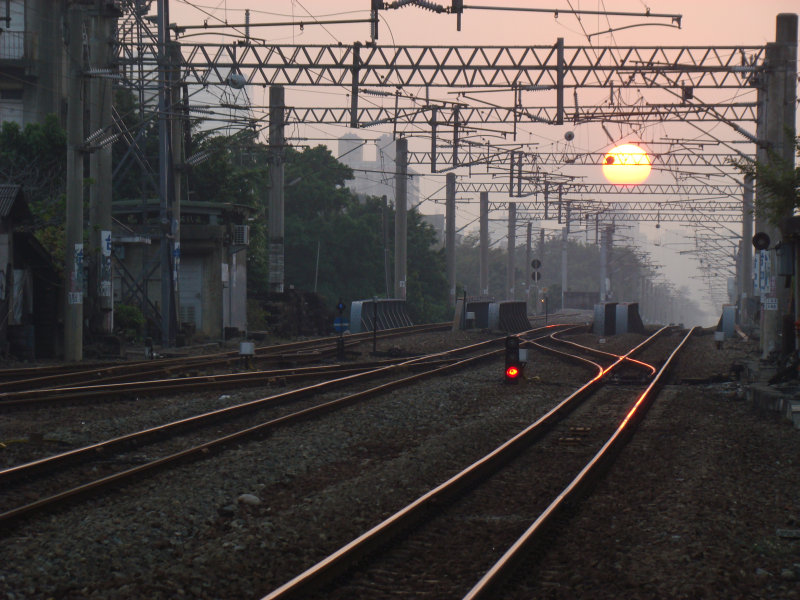 台灣鐵路旅遊攝影台中火車站月台景物篇月台風景2009-2010攝影照片24