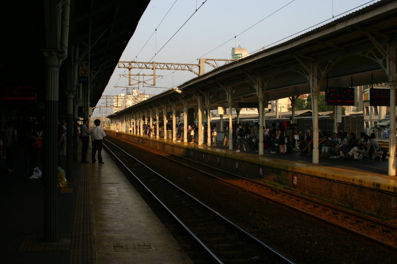 台灣鐵路旅遊攝影台中火車站月台景物篇月台風景2009-2010攝影照片40