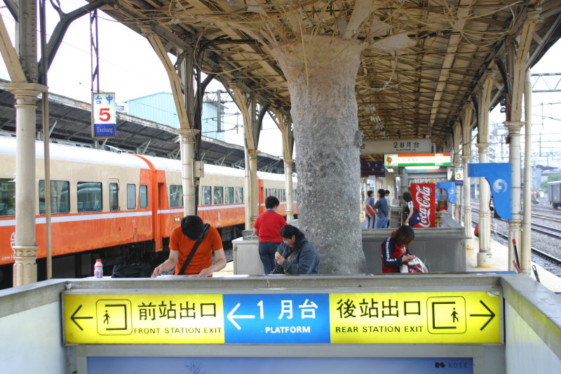 台灣鐵路旅遊攝影台中火車站月台景物篇公共藝術-李朝倉-菩提樹攝影照片15