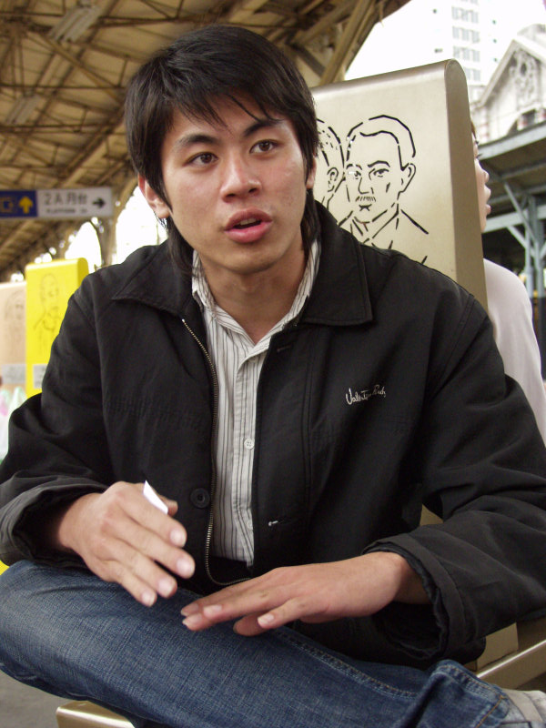 台灣鐵路旅遊攝影台中火車站月台景物篇雕刻時光邀請2006-04-16攝影照片28