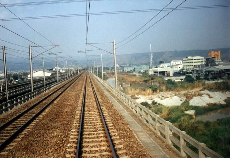 台灣鐵路旅遊攝影山線鐵路台中大肚溪橋攝影照片2