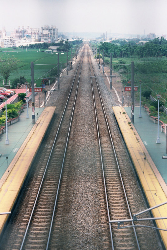 台灣鐵路旅遊攝影山線鐵路台中火車站-花壇火車站2000年攝影照片10