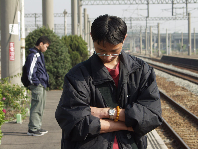 台灣鐵路旅遊攝影追分火車站月台攝影照片61
