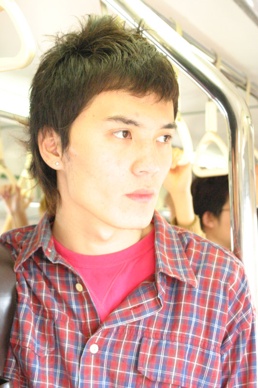 台灣鐵路旅遊攝影電車-區間車旅客特寫2004攝影照片43