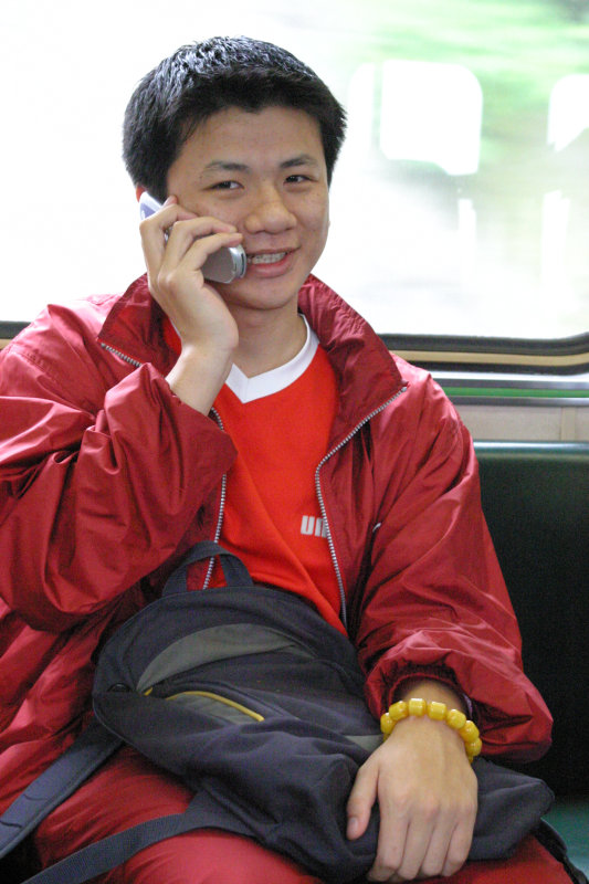 台灣鐵路旅遊攝影電車-區間車旅客特寫2005攝影照片6