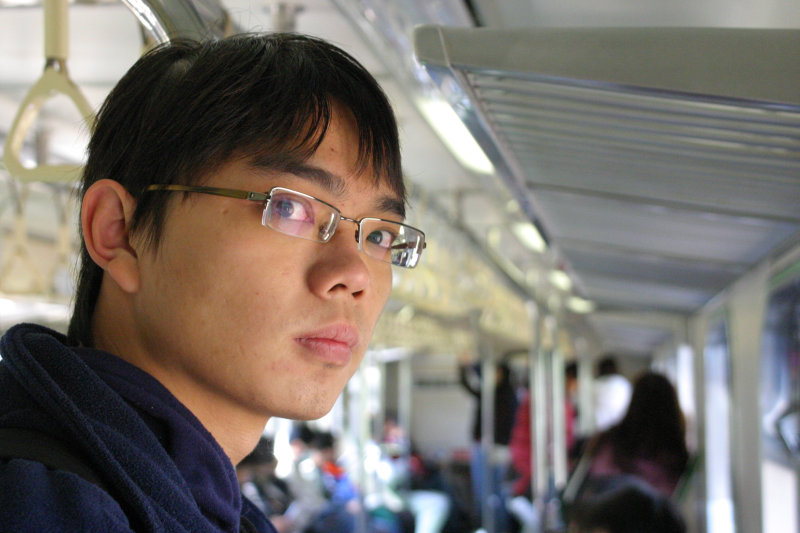 台灣鐵路旅遊攝影電車-區間車旅客特寫2005攝影照片171