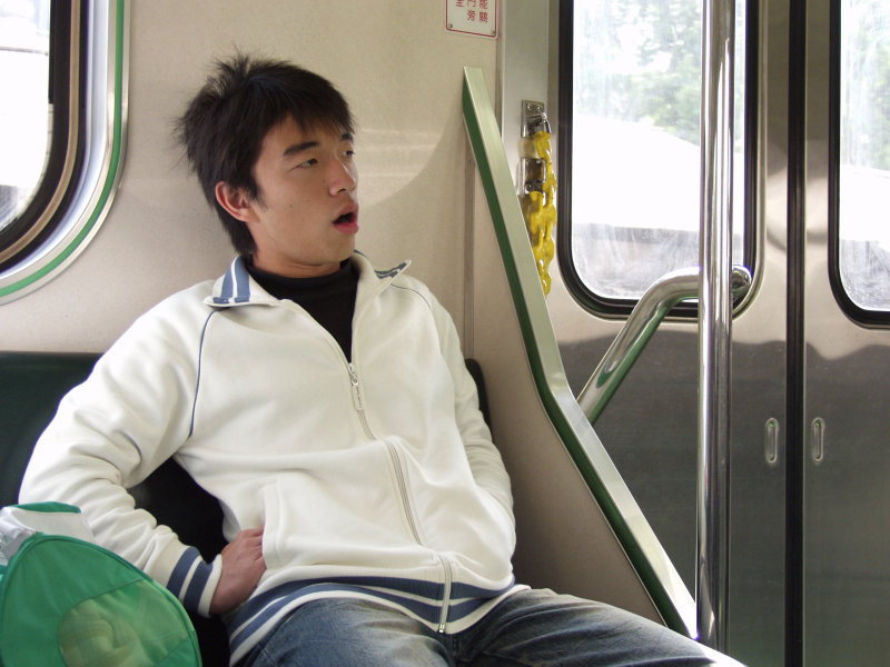 台灣鐵路旅遊攝影電車-區間車旅客特寫2006攝影照片74