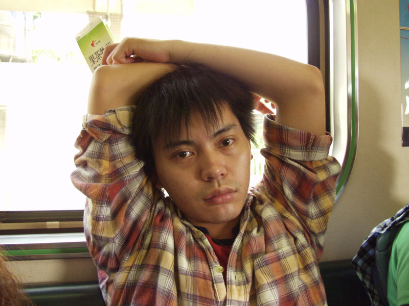 台灣鐵路旅遊攝影電車-區間車旅客特寫2006攝影照片142