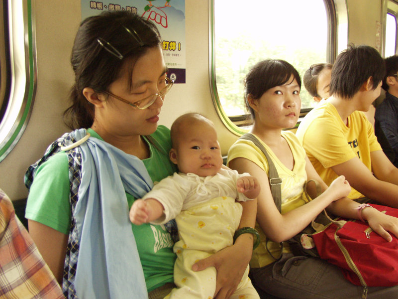 台灣鐵路旅遊攝影電車-區間車旅客特寫2006攝影照片143