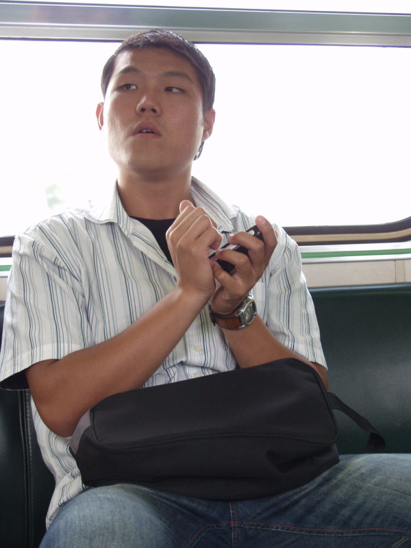 台灣鐵路旅遊攝影電車-區間車旅客特寫2006攝影照片165