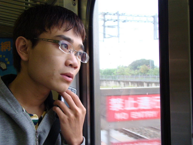 台灣鐵路旅遊攝影電車-區間車旅客特寫2007攝影照片26