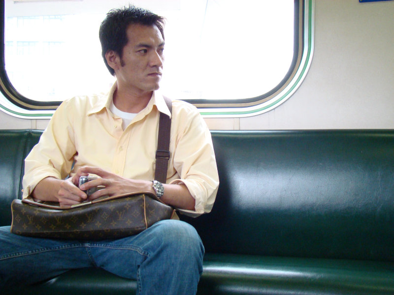 台灣鐵路旅遊攝影電車-區間車旅客特寫2007攝影照片38