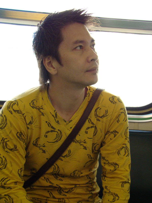台灣鐵路旅遊攝影電車-區間車旅客特寫2007攝影照片71