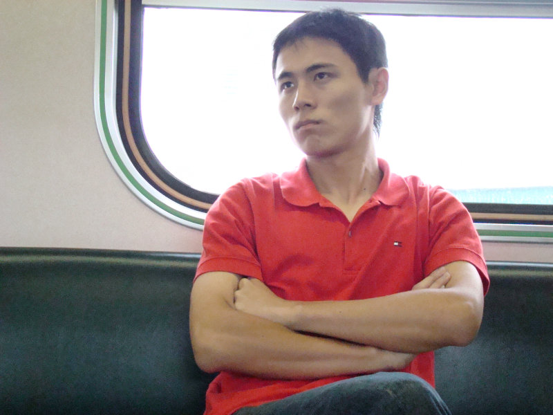 台灣鐵路旅遊攝影電車-區間車旅客特寫2007攝影照片136