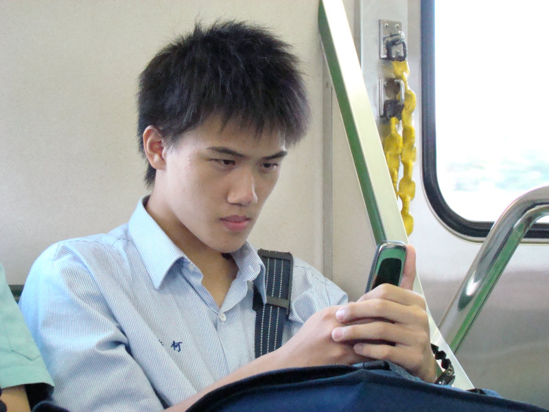 台灣鐵路旅遊攝影電車-區間車旅客特寫2007攝影照片147